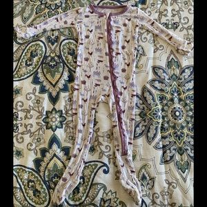 Kickee Pants 12 Month Girl Zipper Sleeper Purple